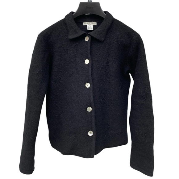 Marconi 100% Wool Cardigan Size PM - Picture 1 of 10